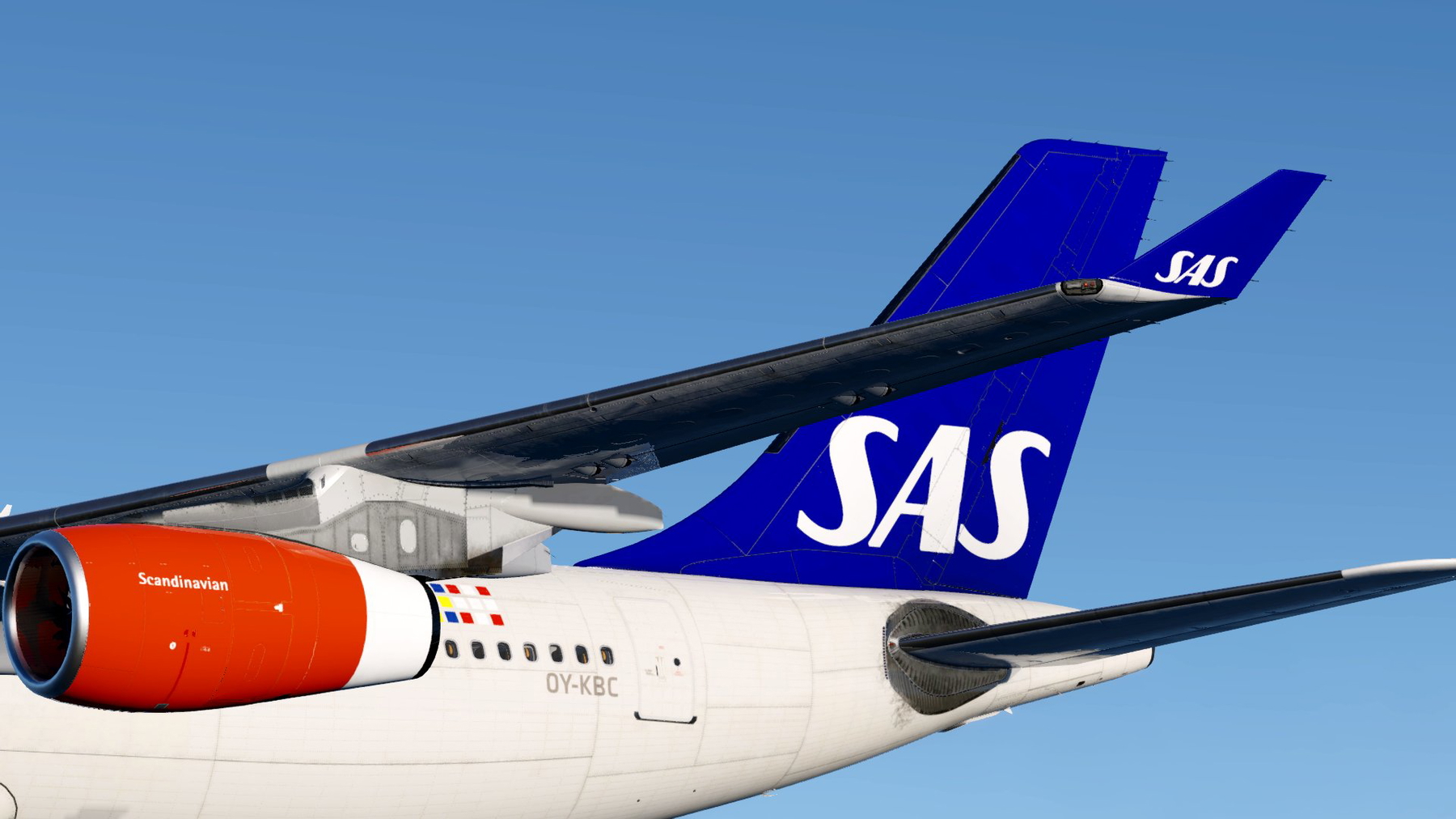 SK SAS航空 Aviationtag A340-300 コンビ色 SAS航空 Aviationtag A340-300 コンビ色 SK SAS航空 Aviationtag