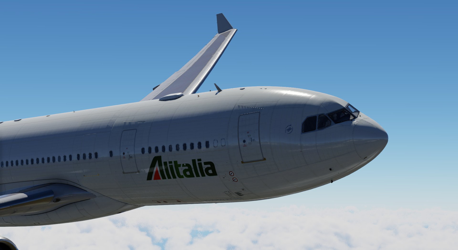 X-Works Airbus A330-200 Alitalia | 4K - X-Plane.to