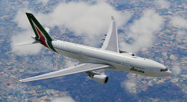 X-Works Airbus A330-200 Alitalia | 4K