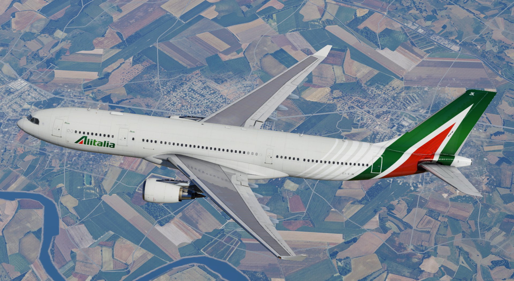 X-Works Airbus A330-200 Alitalia | 4K - X-Plane.to