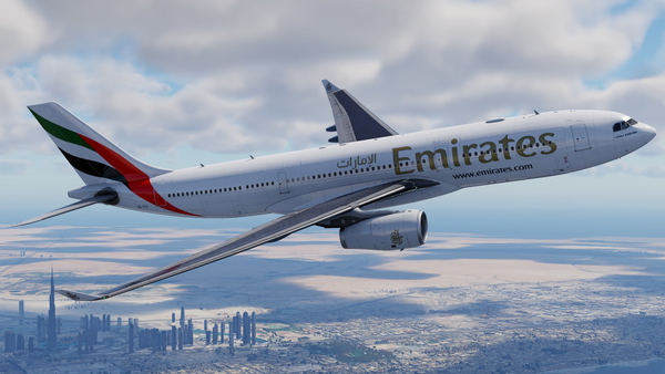 X-Works Airbus A330-200 Emirates | 4K