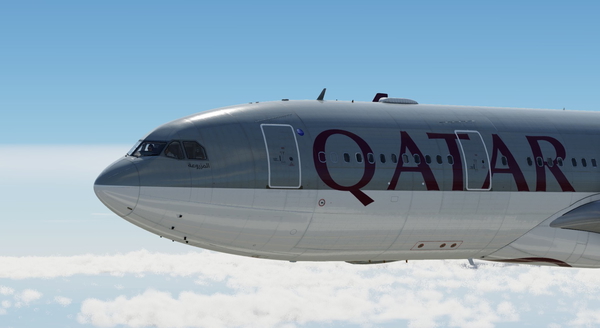X-Works Airbus A330-200 Qatar Airways | 4K