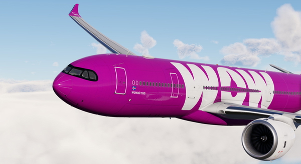 X-Works Airbus A330-900 WOW Air | 4K