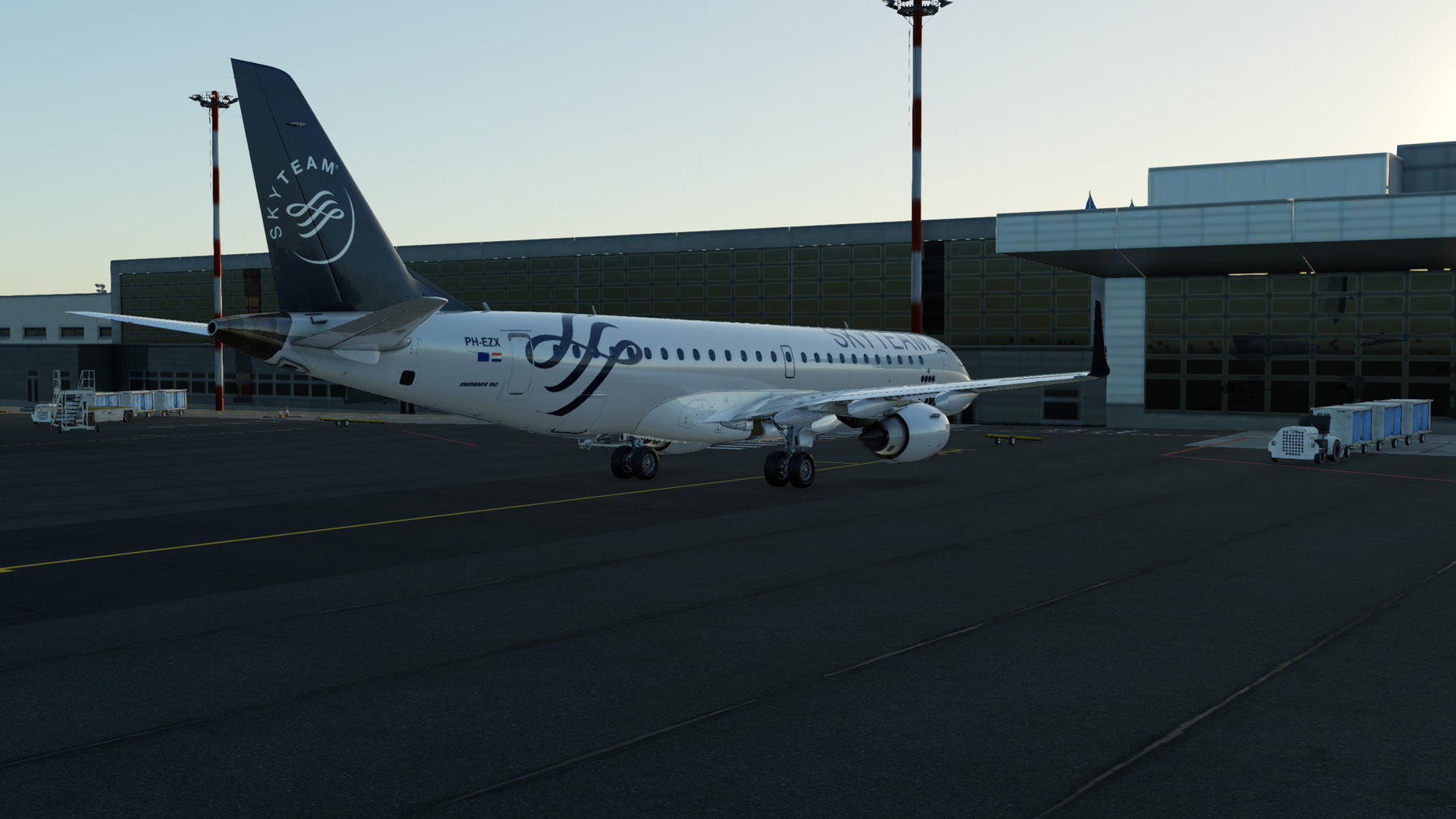 XCRAFT E190STD KLM - Skyteam (PH-EZX) - X-Plane.to