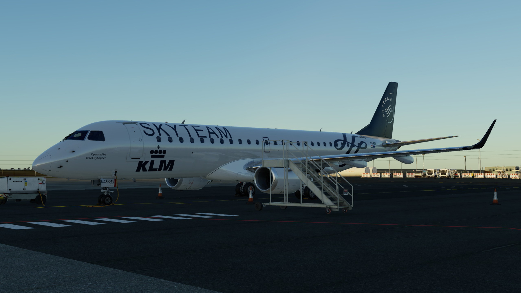 XCRAFT E190STD KLM - Skyteam (PH-EZX) - X-Plane.to