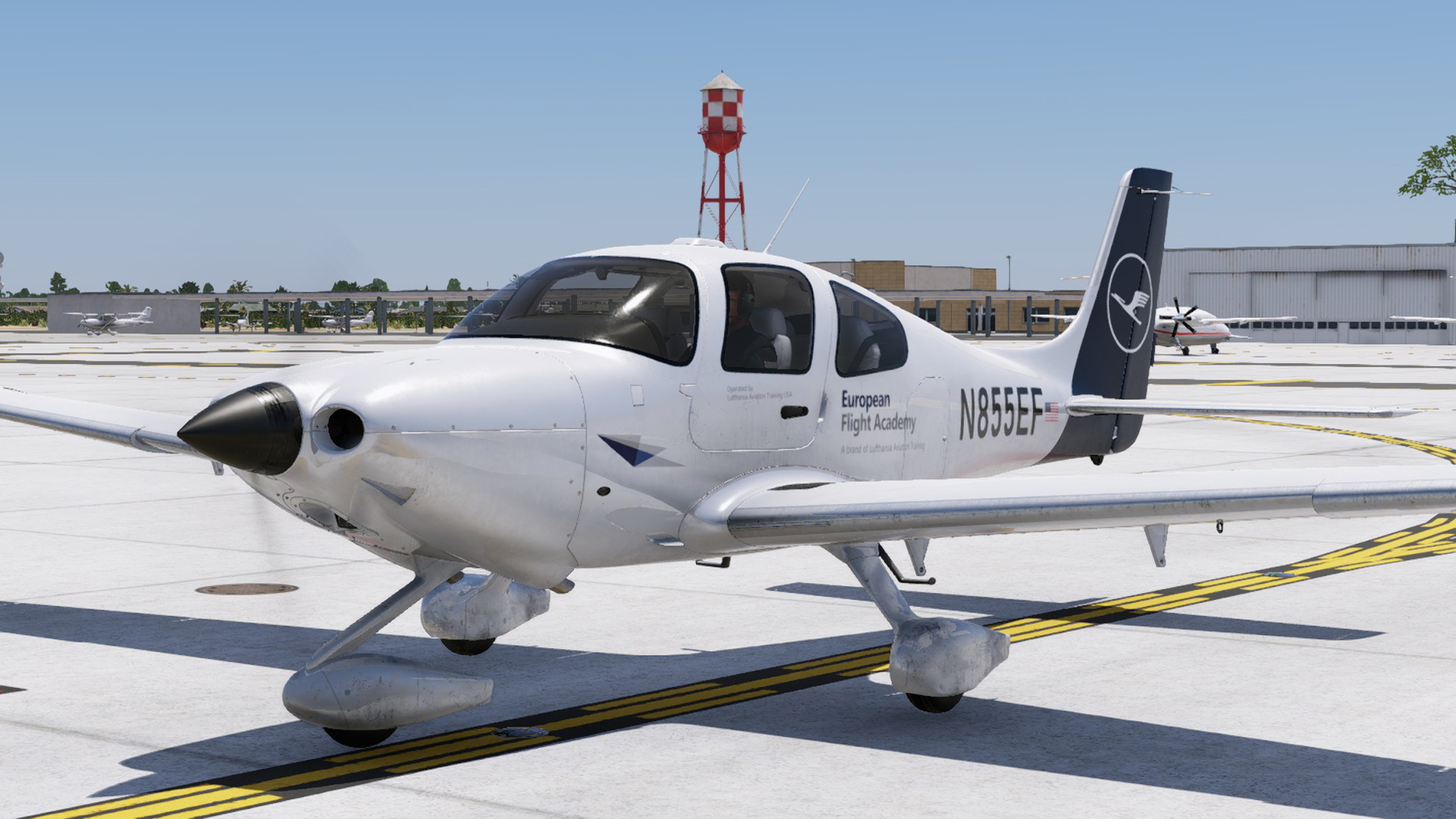 XP12 Cirrus SR22 LH European Flight Academy - X-Plane.to