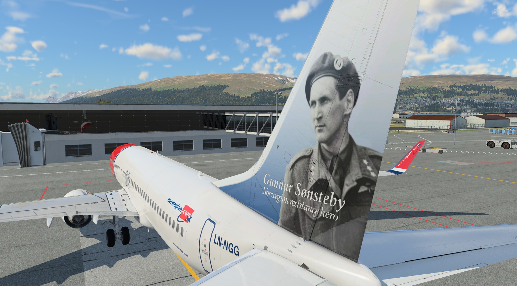 Zibo 737 800 Norwegian Gunnar Sønsteby LN-NGG - X-Plane.to